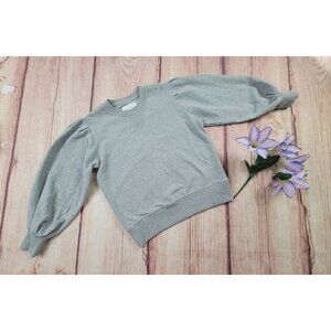 Rebecca Minkoff Scarlett French Terry Sweatshirt Balloon Sleeve Size XS